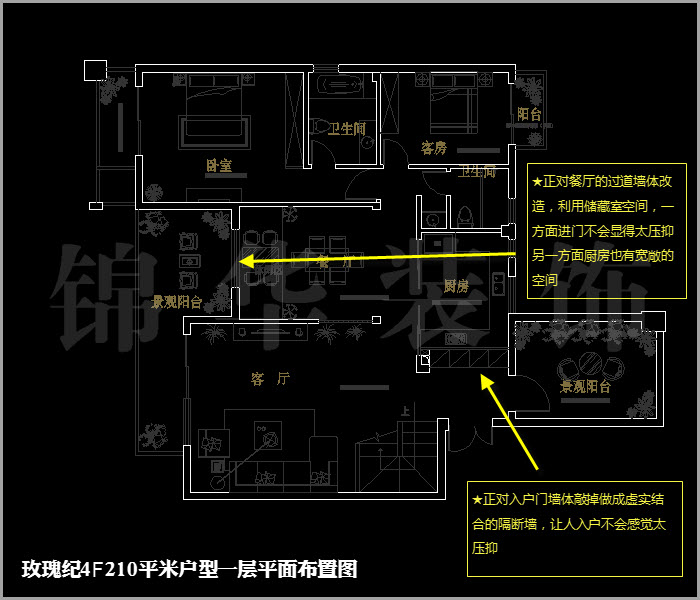 融僑中央花園玫瑰紀四樓215平米 戶型